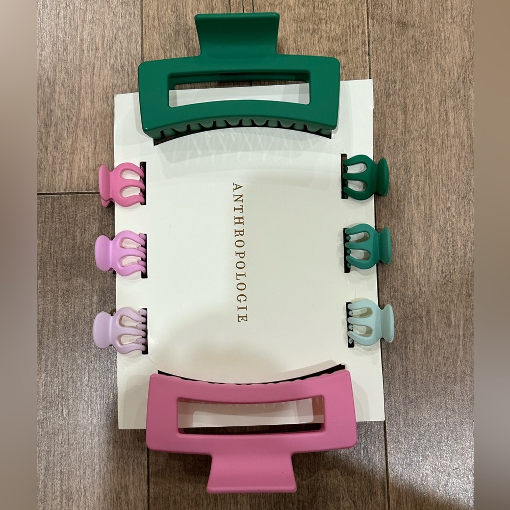 Anthropologie Claw Clip Set